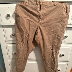 Old Navy Tan Chinos Classic Cotton Blend